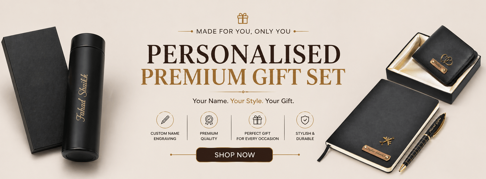 MellowPrint personalised gift combo